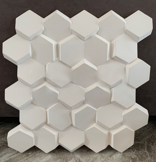 Гипсовая панель Соты (Рози)