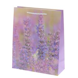 GAEM Пакет подарочный M (бумага 210г/м2, блок микс 12шт), L26 W10 H32 см, 4в.