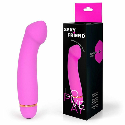 Вибромассажёр для точки G Sexy Friend SF-70288, 15 см, 20 режимов