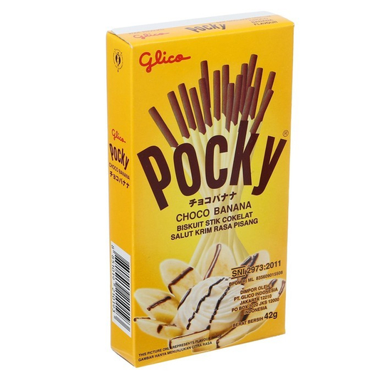 Палочки Поки / Pocky со вкусом банана, 42 г, Индонезия