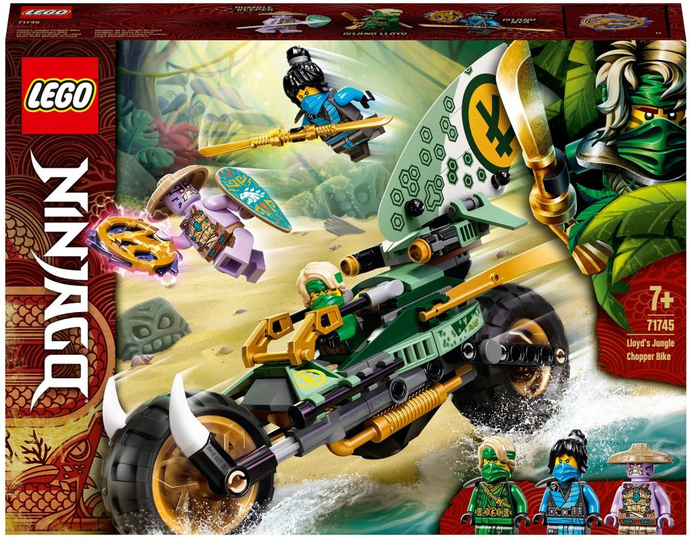 Конструктор LEGO Ninjago 71745 Мотоцикл Ллойда для джунглей