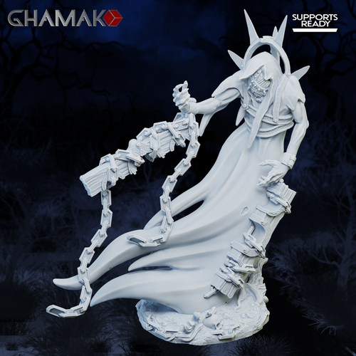 Grand Alliance Death Nighthaunt Krulghast Cruciator Призрачный узник №3 миниатюра для dnd, днд, pathfinder, фентези, Настольная игра, НРИ, Варгейм, РПГ