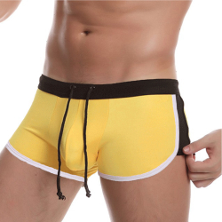 Мужские плавки желтые Romeo Rossi RR6514-13