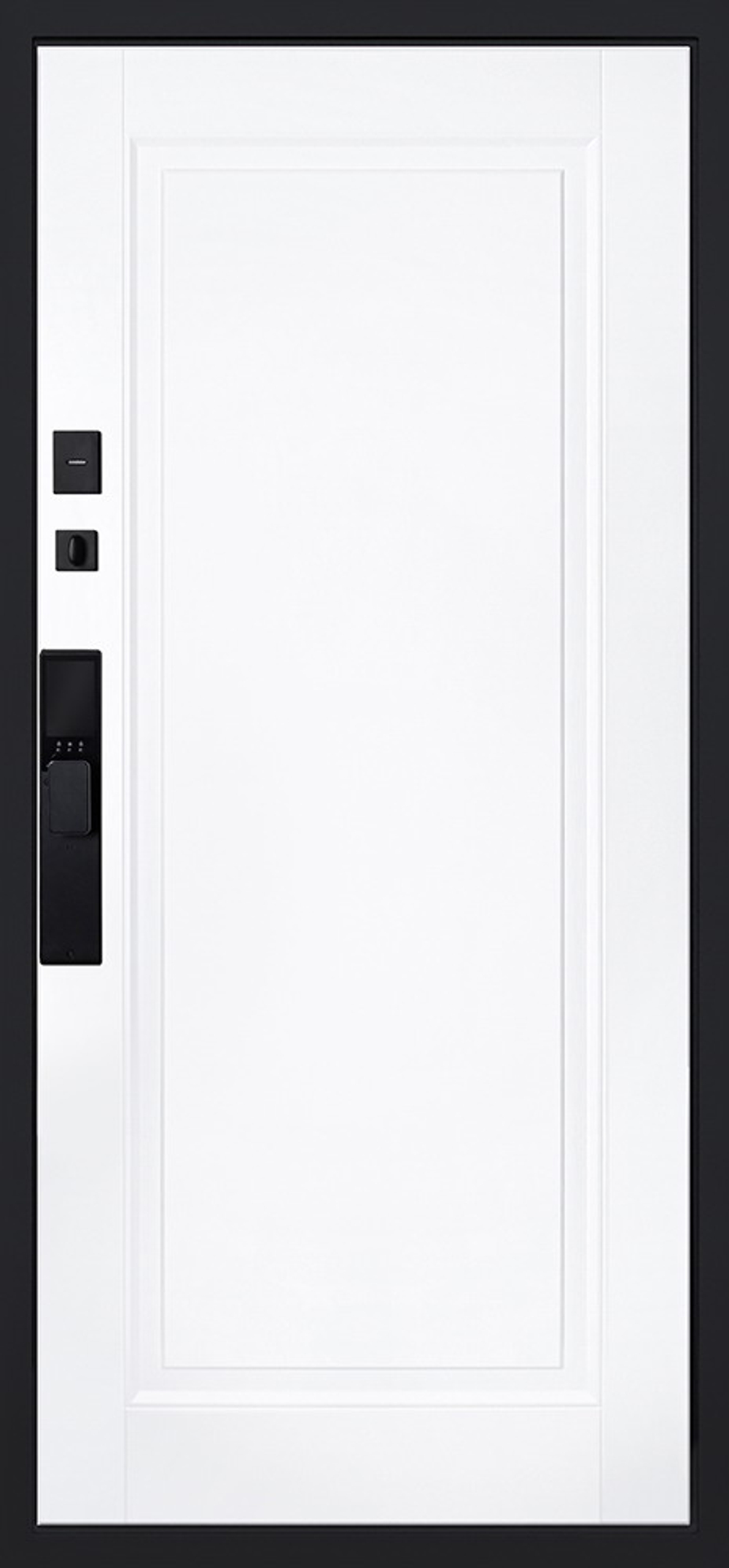 Стальная дверь "Амстердам" (биометрический замок Y12). Заказная модель.