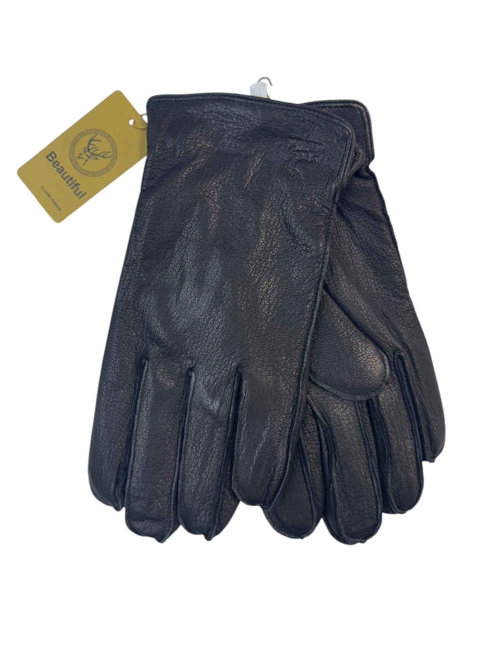 Перчатки. Мужские. Материал верха: Кожа оленя. Подклад: Шерсть-трикотаж. 5 шт в упаковке.