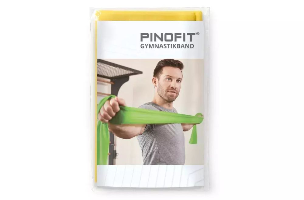 PINOFIT® Лента-эспандер, желтая тонкая, 2 м