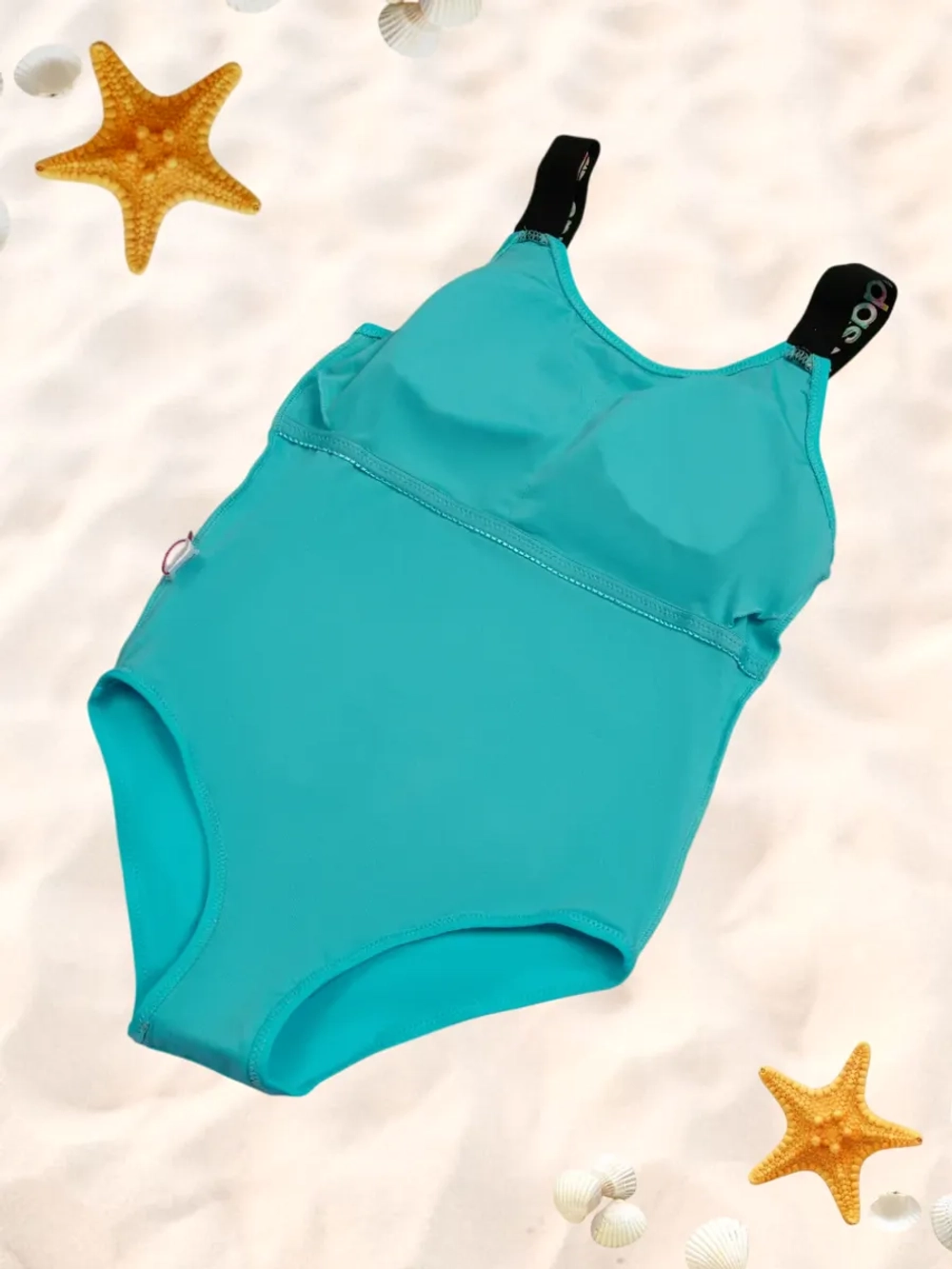 купальник слитный спортивный топ с капюшоном