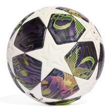 Мяч футб. ADIDAS UCL Finale PRO, JX9077,р.5, 32п, FIFA Quality PRO, ПУ, термосш, бело-фиолет