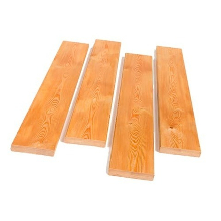 Планкен прямой из лиственницы 20x90x2000 мм 14 шт/упаковка сорт В