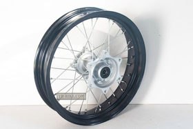 42650-KZZ-A21.  WHEEL SUB ASSY,RR. BLACK COLOR. CRF250M. motard.