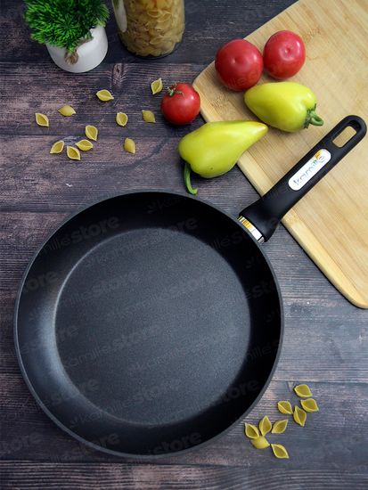 Сковорода 30 см. из литого алюминия Kamille KM 4415 со сверхпрочным антипригарным покрытием ILAG