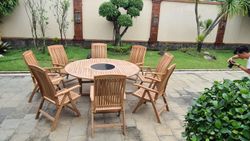 Circus 180, стол обеденный натуральный, тик