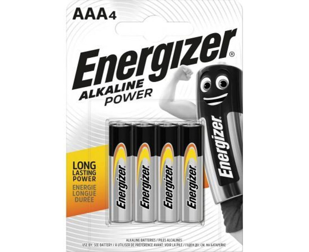 Батарейка Energizer LR03/AAA Alkaline Power BL4 , 4шт.