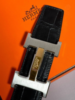 Ремень Hermes из кожи крокодила