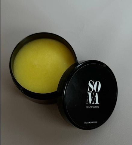Сахарный скраб Охлаждающий Sova De Luxe Sugar Scrub, 100 г