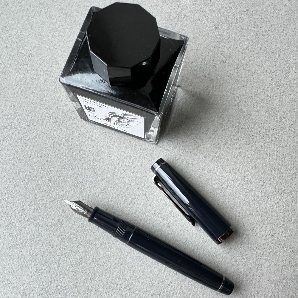 Ручка перьевая Sailor Lecoule All Black IP MF (11-0332-320) 2