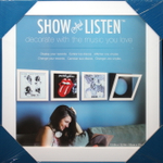 Настенная Рамка Для Виниловых Пластинок, Белая (Show & Listen)