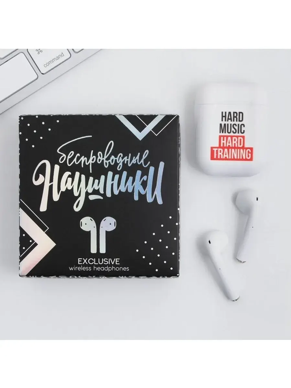 Наушники беспроводные Hard music, модель LV-141, 9.7×9.7 см