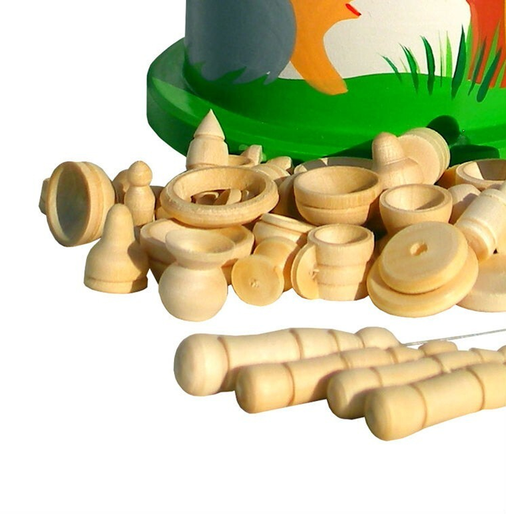 Игра "Бирюльки", большой комплект в домике, Вальда