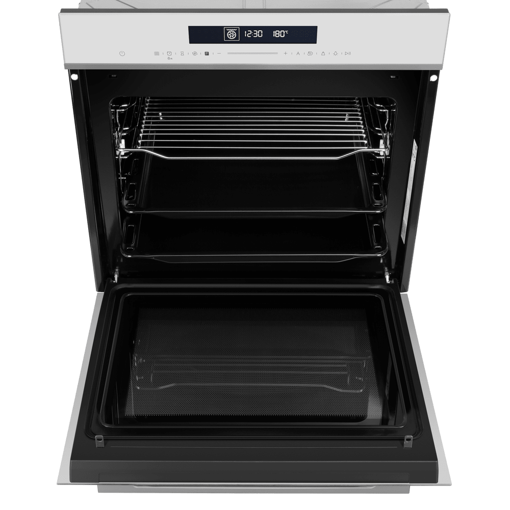 Шкаф духовой электрический с СВЧ MAUNFELD MEOR7217SMW