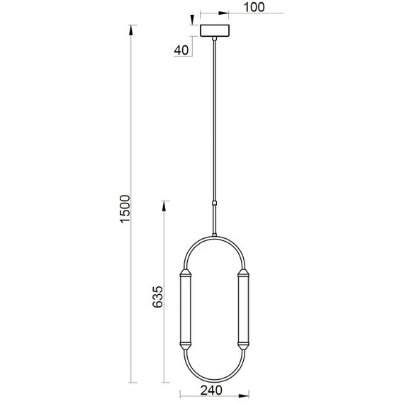Подвесной светильник Vele Luce Capsula VL7293P21