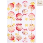 Полотенце кухонное «PinkMagic - Ёлочные шарики» 40*57 см, микрофибра 200 гр/м2