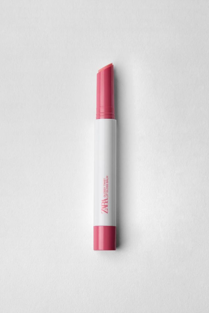 ZARA Блеск для губ ZARA GLOSSY TWIST, пастельно-розовый