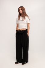 Футболка-кроп slim fit