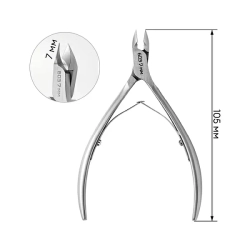 Кусачки для кутикулы Runail Expert, матовые, 105/07 мм №603