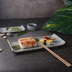 Блюдо прямоугольное 30,5*15*3,1 см с бортами Side Up2 Stone Untouched Taiga P.L. Proff Cuisine [1]