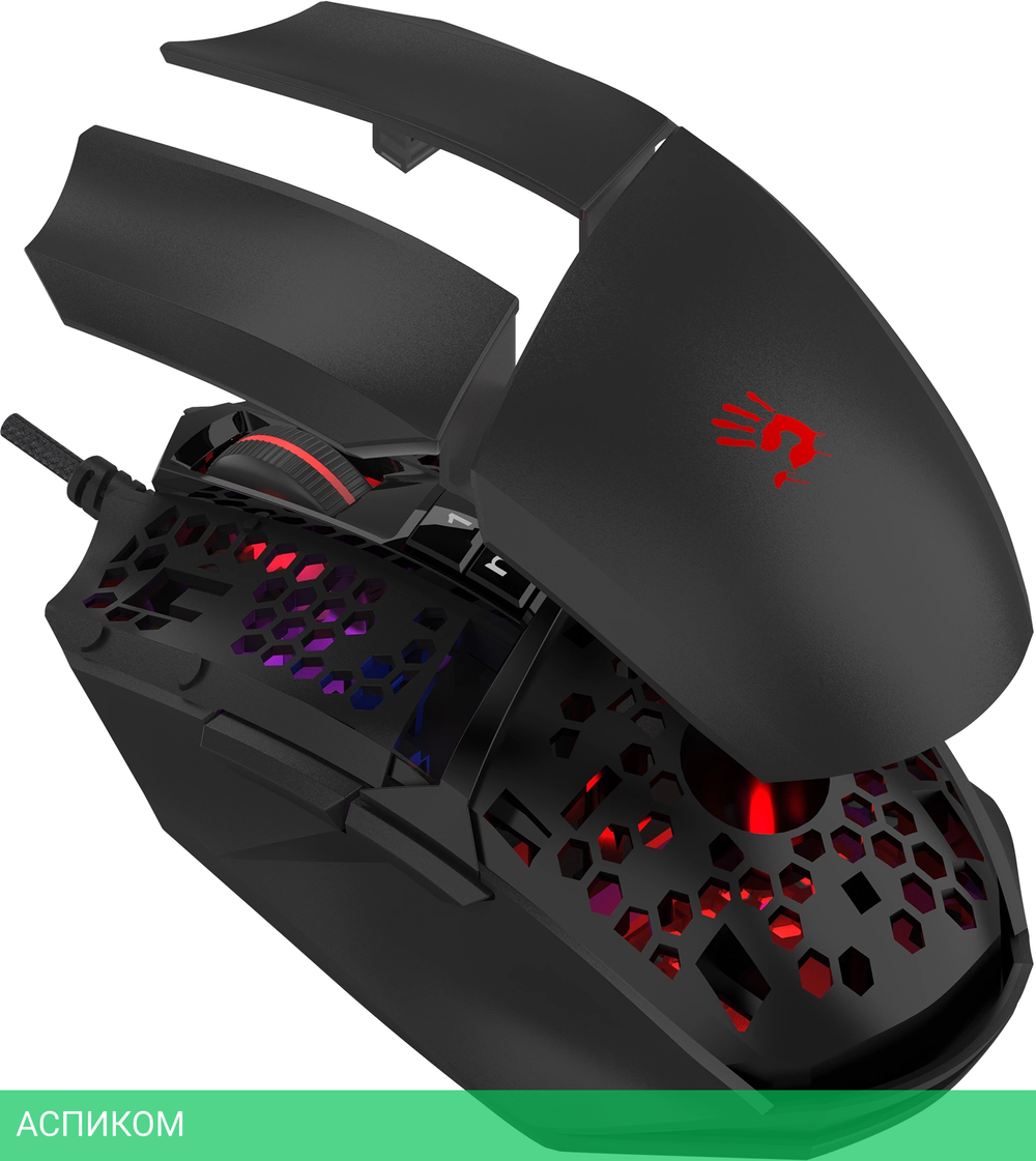 Мышь A4Tech Bloody W65 Max Mini Stone Black