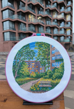 Набор для вышивания крестом Искусница "Летним вечером. У дома"