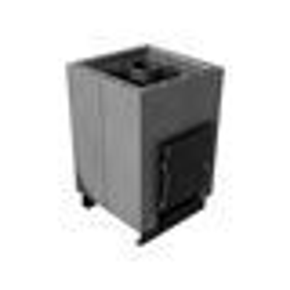 Печь для бани TMF Оса Carbon антрацит нержавеющая дверь короткий канал