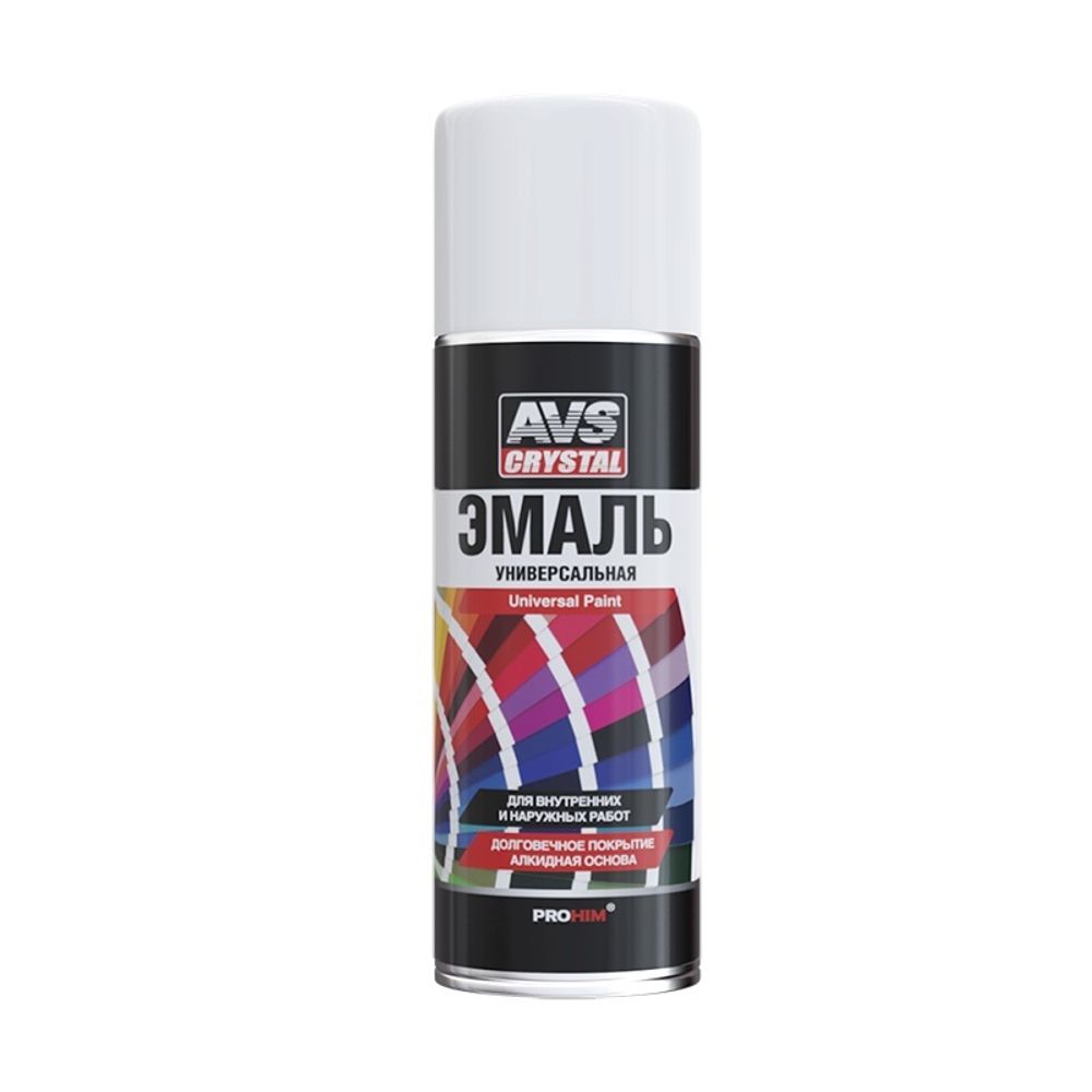 ЭМАЛЬ AVS ЧЕРНЫЙ МАТОВЫЙ (АЭРОЗОЛЬ) 520МЛ AVK-501 A07123S