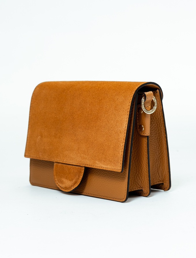 Сумка через плечо Deboro 30574 коричневый лист