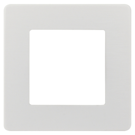 Рамка для розеток и выключателей ЭРА Серия 12 12-5101-01 на 1 пост, Сатин, белый