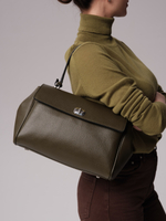 Кожаная сумка Nadi DBR 31356 олива