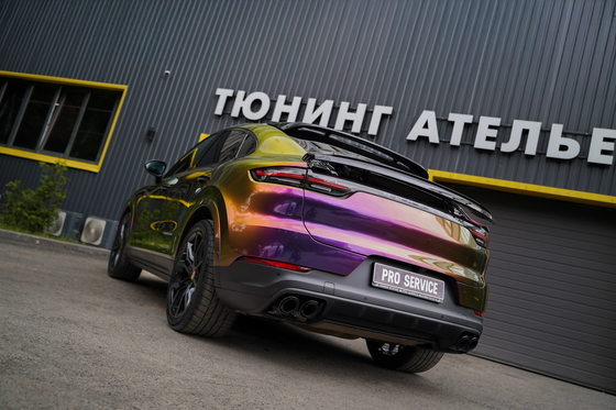 Пленка PET хамелеон фиолетовый Chameleon Purple Blue Carbins