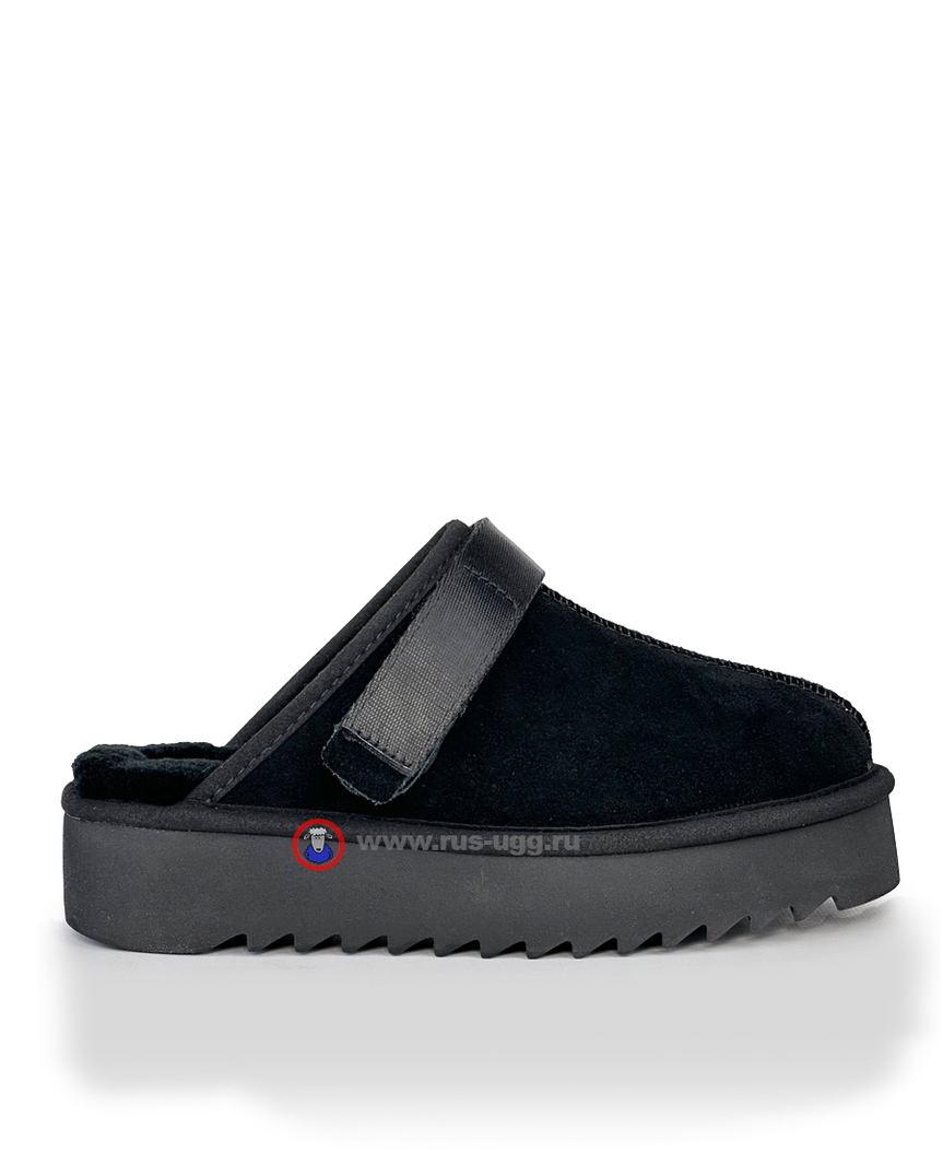 GOLDENSTAR CLOG PLATFORM Black