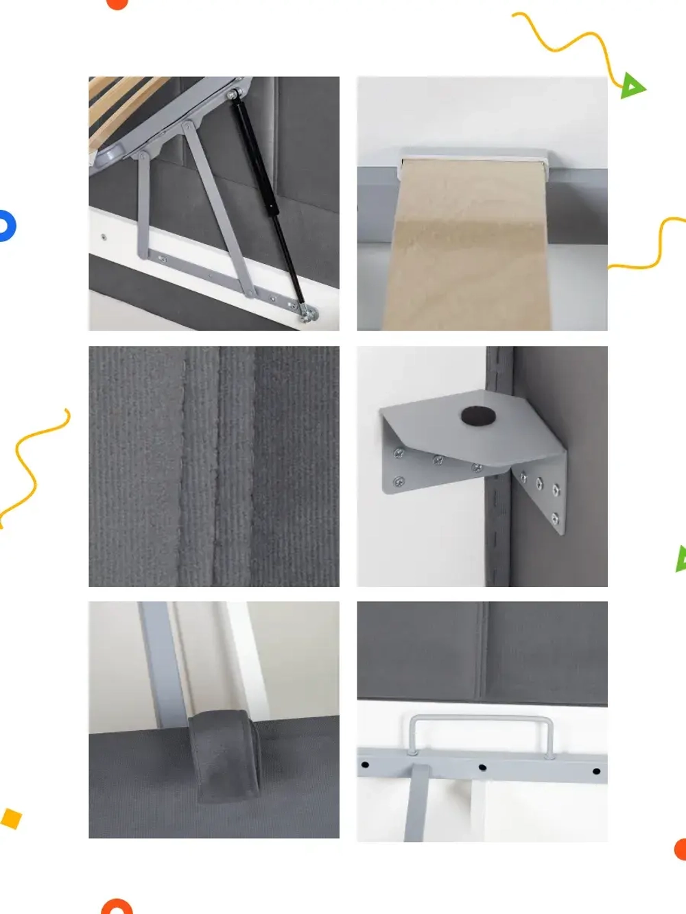 Диван - кровать с подъёмным механизмом 180х90 см Crecker UP ткань Микровелюр