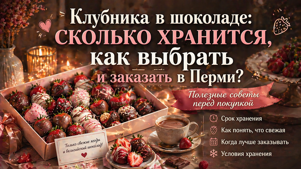 Клубника в шоколаде: сколько хранится и как выбрать свежий десерт