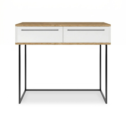 Туалетный столик консоль ROYAL 5211 эко (Дуб Кантри-Черный-р.черная)