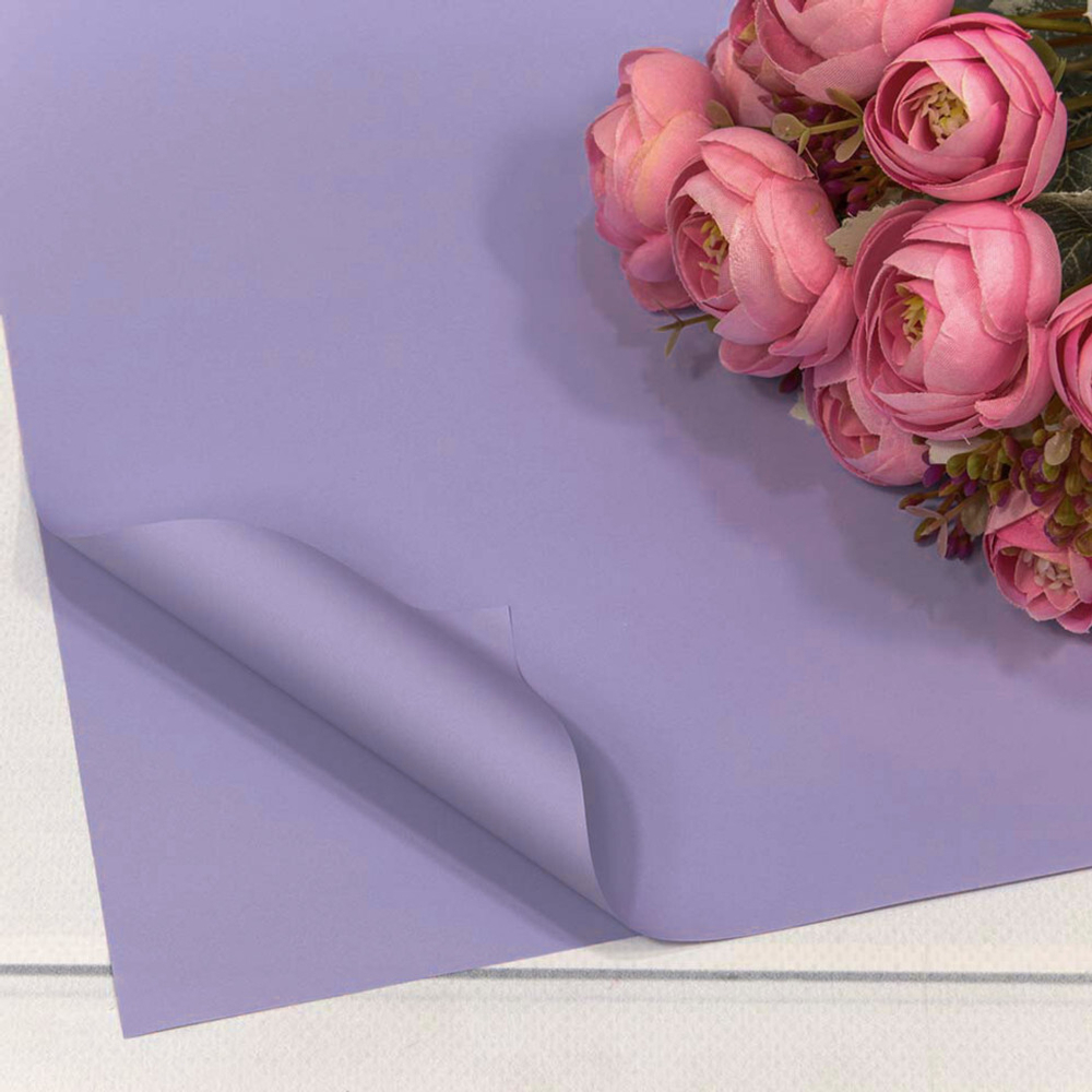 Пленка В листах 20 шт 60 х 60 см "Корейская" (Синий, Фиолетовый)