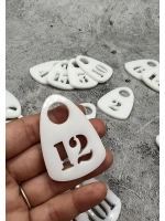 Номерки для гардероба прорезные