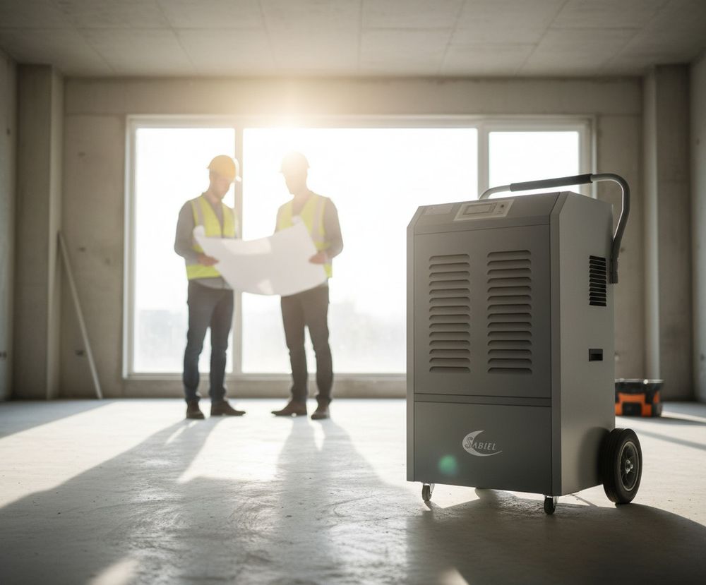 Осушитель воздуха SABIEL DB160B промышленный - [до 160 л. за сутки / для S≈300 м²]