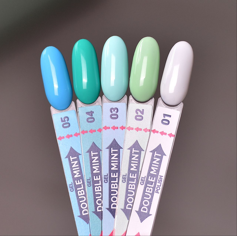 NIK Nails Гель-лак Double Mint 04, 8 мл