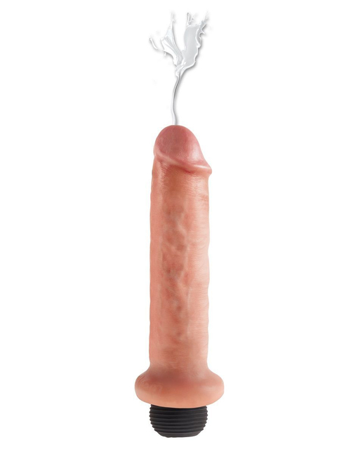 Фаллоимитатор с имитацией семяизвержения 7" Squirting Cock - 21,6 см.