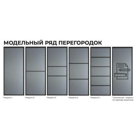 Возможные модели перегородок