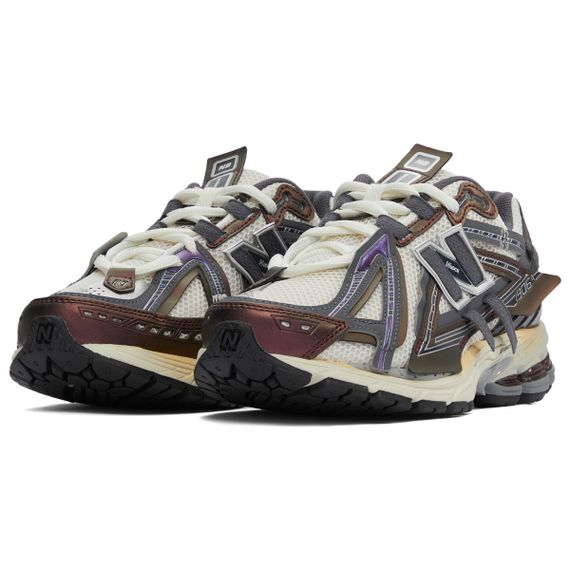 New Balance 1906A Беговые кроссовки Низкие Бело-серый Коричневый Унисекс