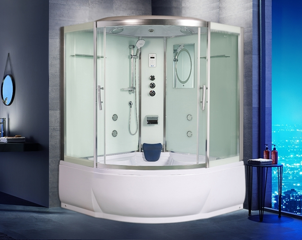 Душевой бокс WeltWasser WW500 Emmer 15055 150x150 10000003291 профиль Хром стекло прозрачное